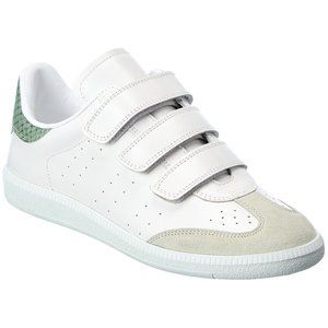 NWB Isabel Marant Beth Low Top Sneaker in Almond 39 EU 9B US BK0013FA-A1E83S